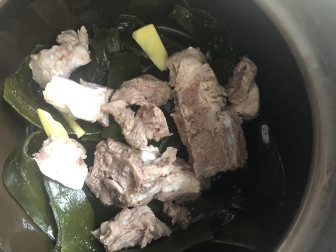 排骨海带绿豆汤的做法