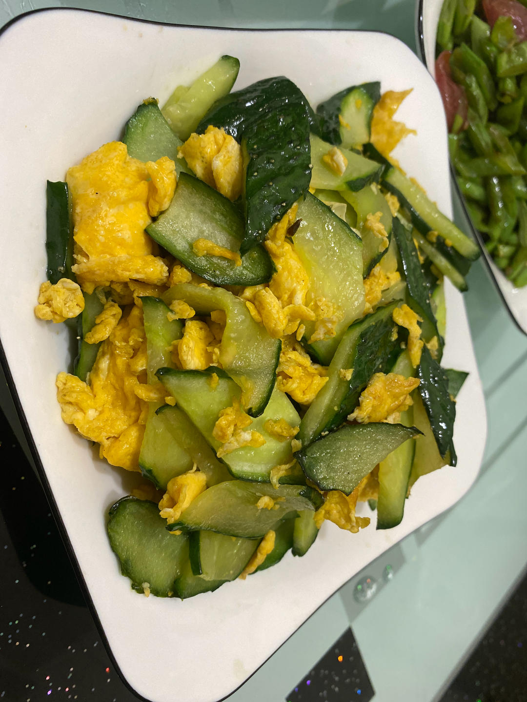 黄瓜炒鸡蛋 （青瓜炒鸡蛋）