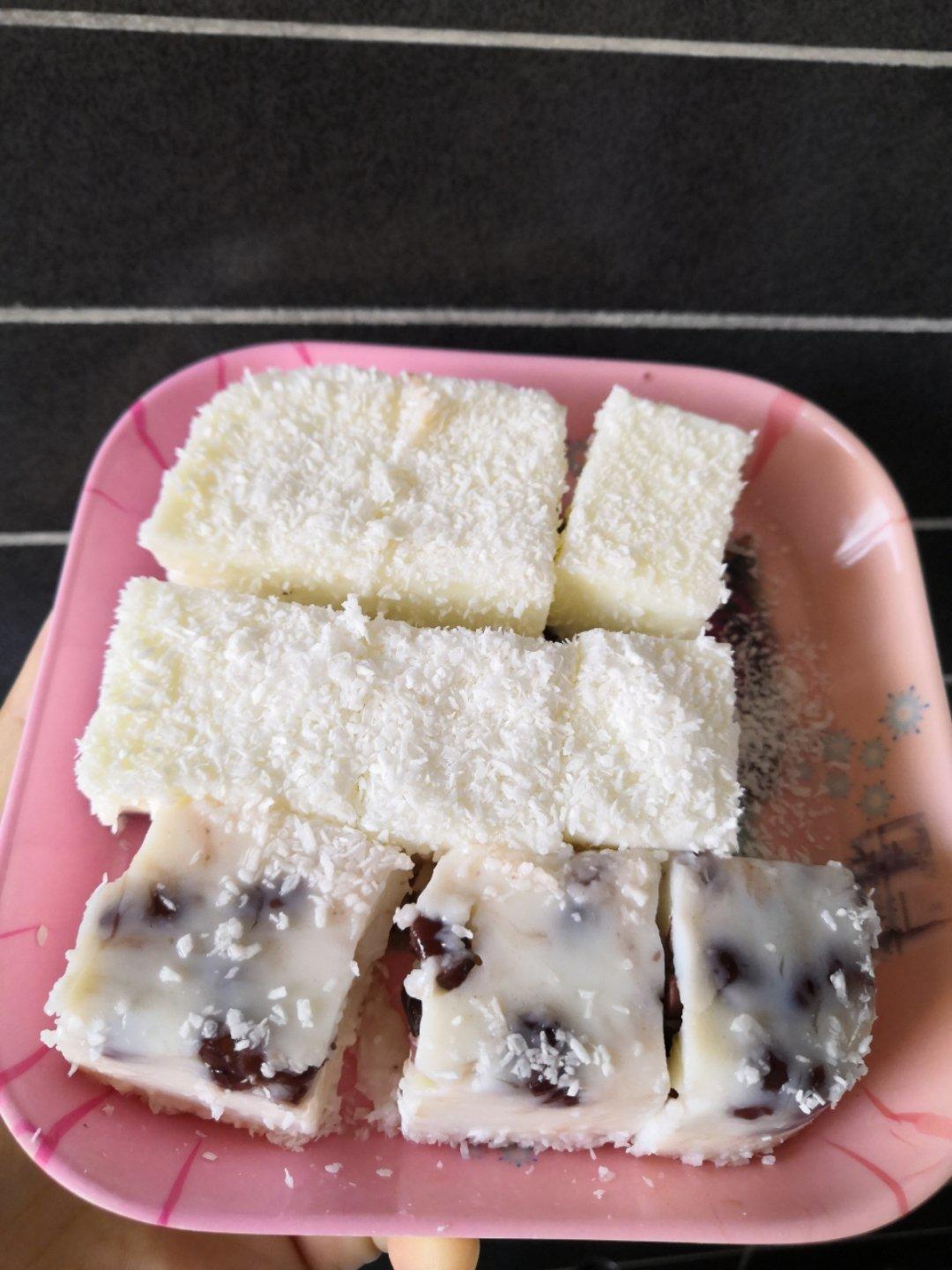红豆椰汁糕