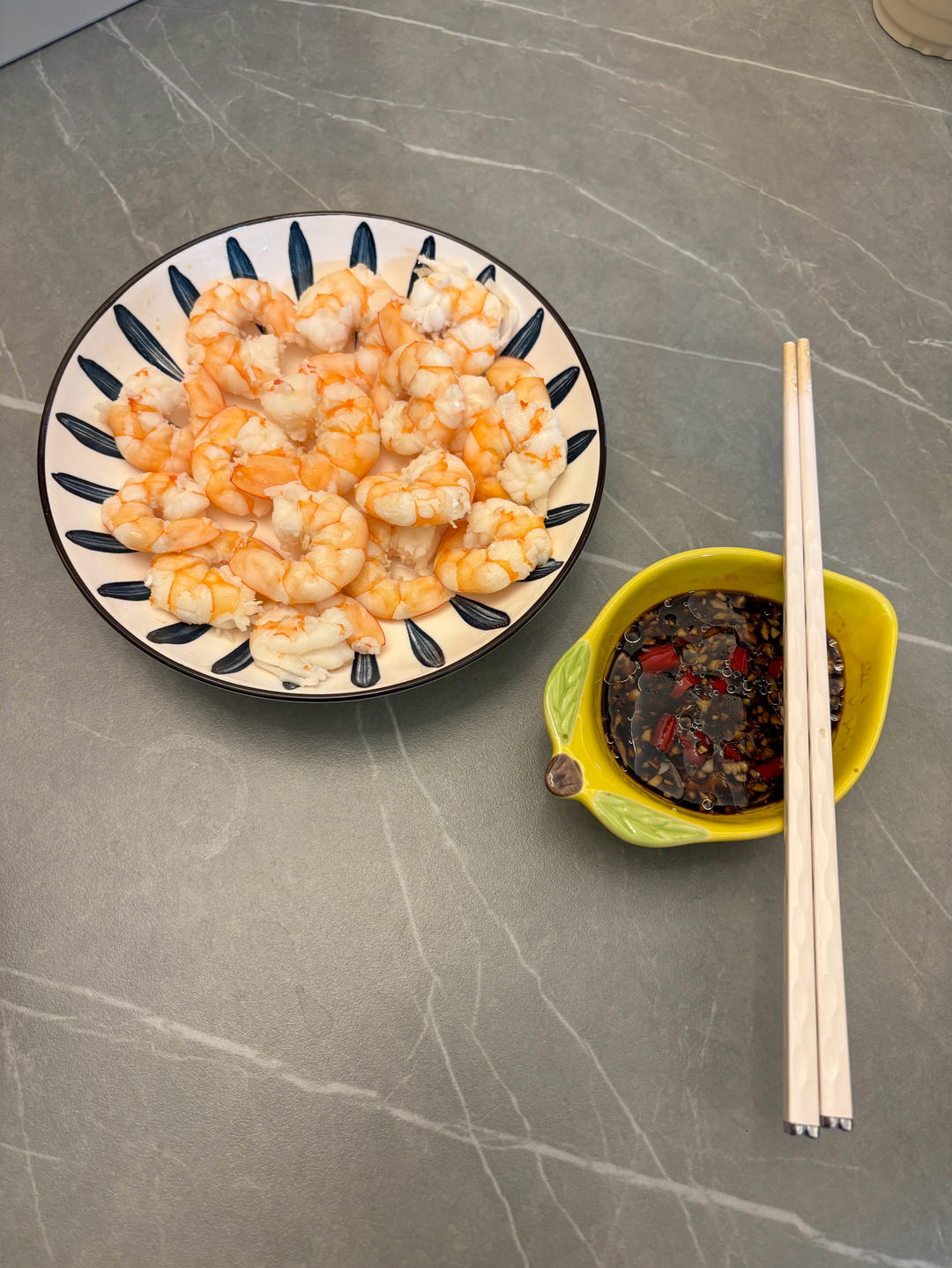 最简单的白灼虾（水煮）盐水基尾虾