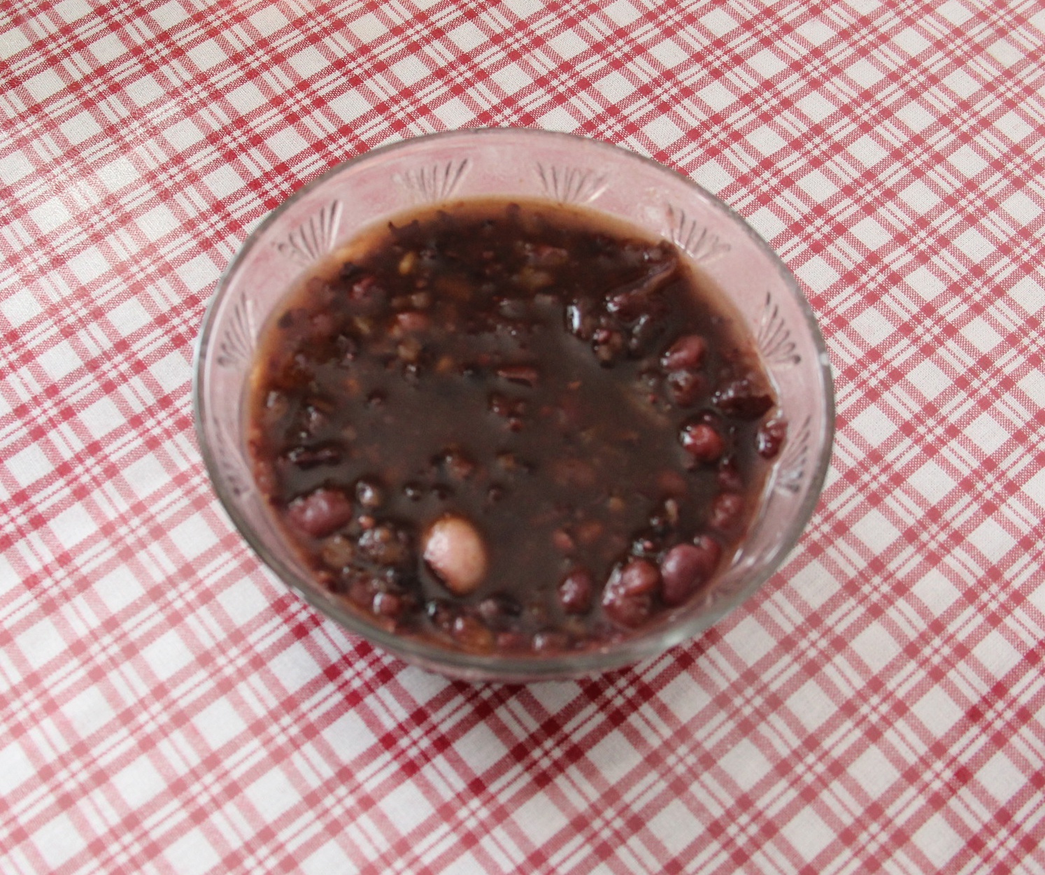 红豆黑米美颜粥