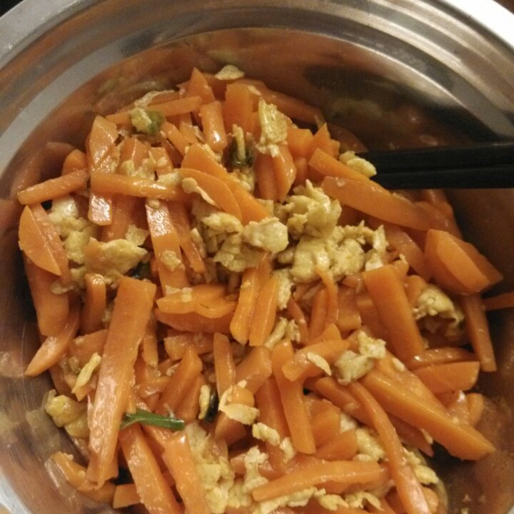 鸡蛋炒胡萝卜
