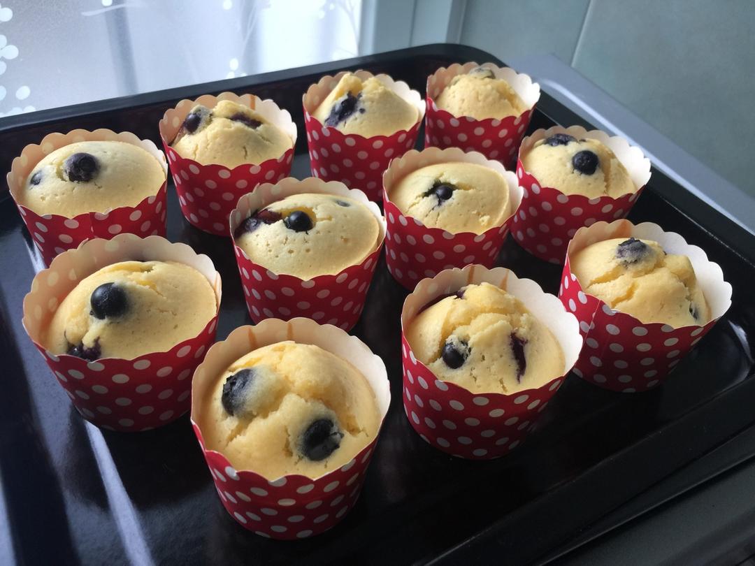 超好吃的蓝莓麦芬