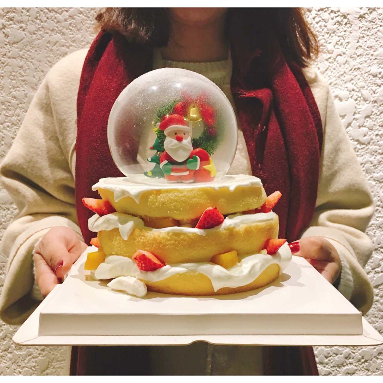 【圣诞】雪景球纸杯蛋糕 Gelatin Bubbles