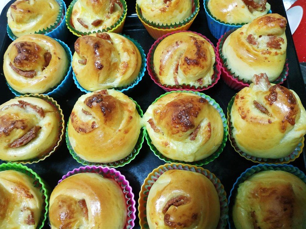 培根起司面包卷