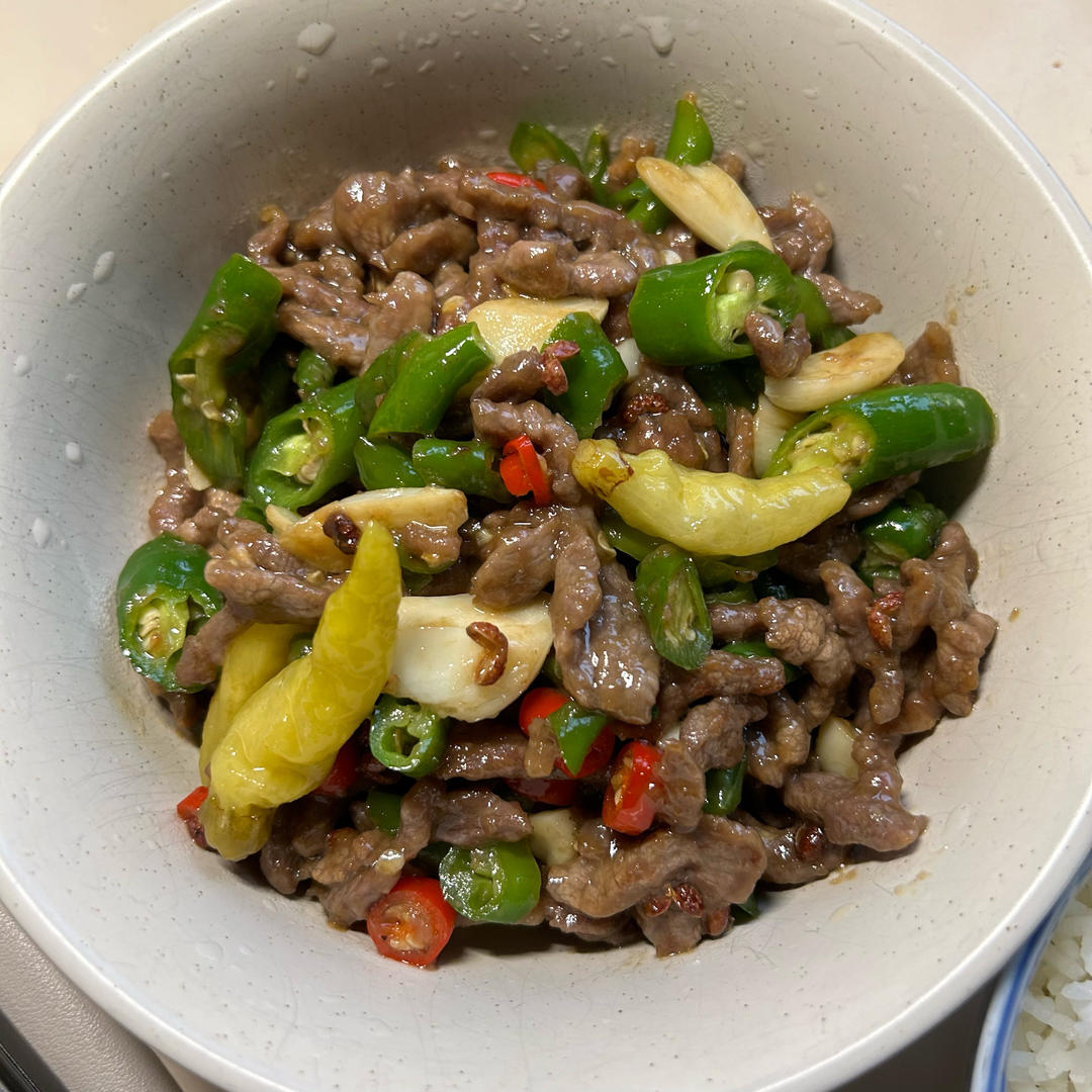 小炒牛肉丝
