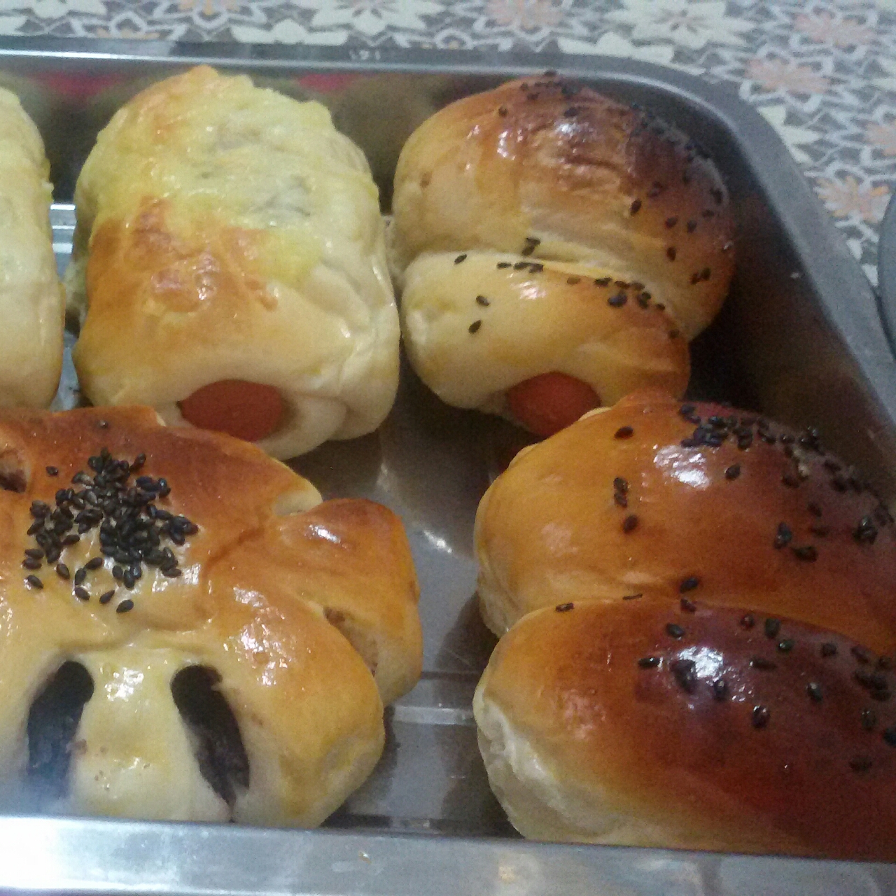 豆沙早餐包