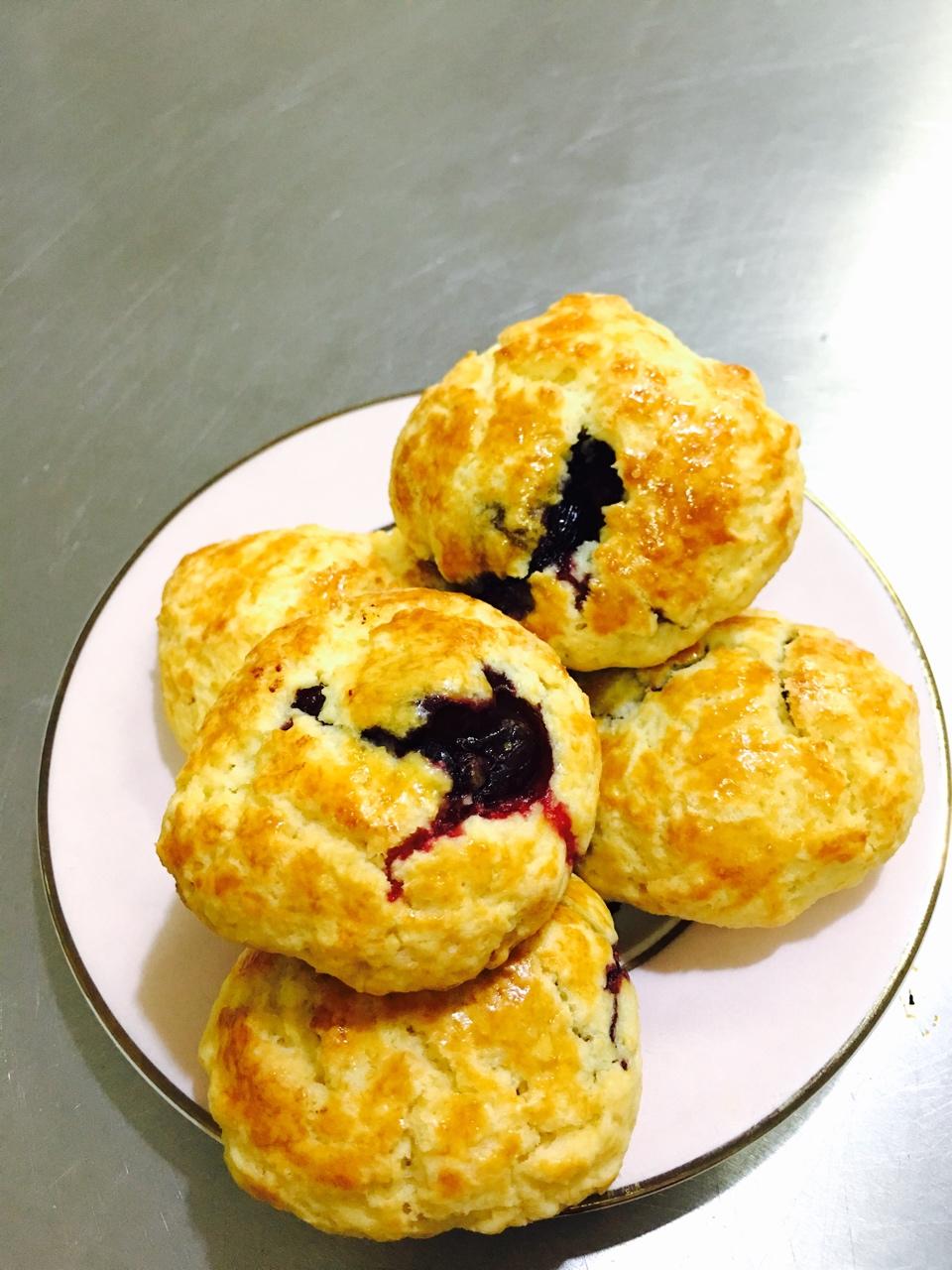 爆浆蓝莓司康Blueberry Explosion Scone