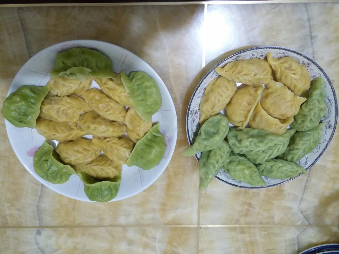 红遍朋友圈的多色饺子皮做法