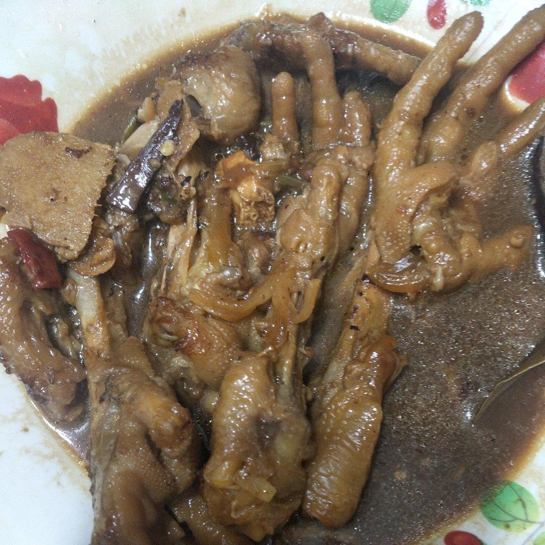 香辣烧鸡爪
