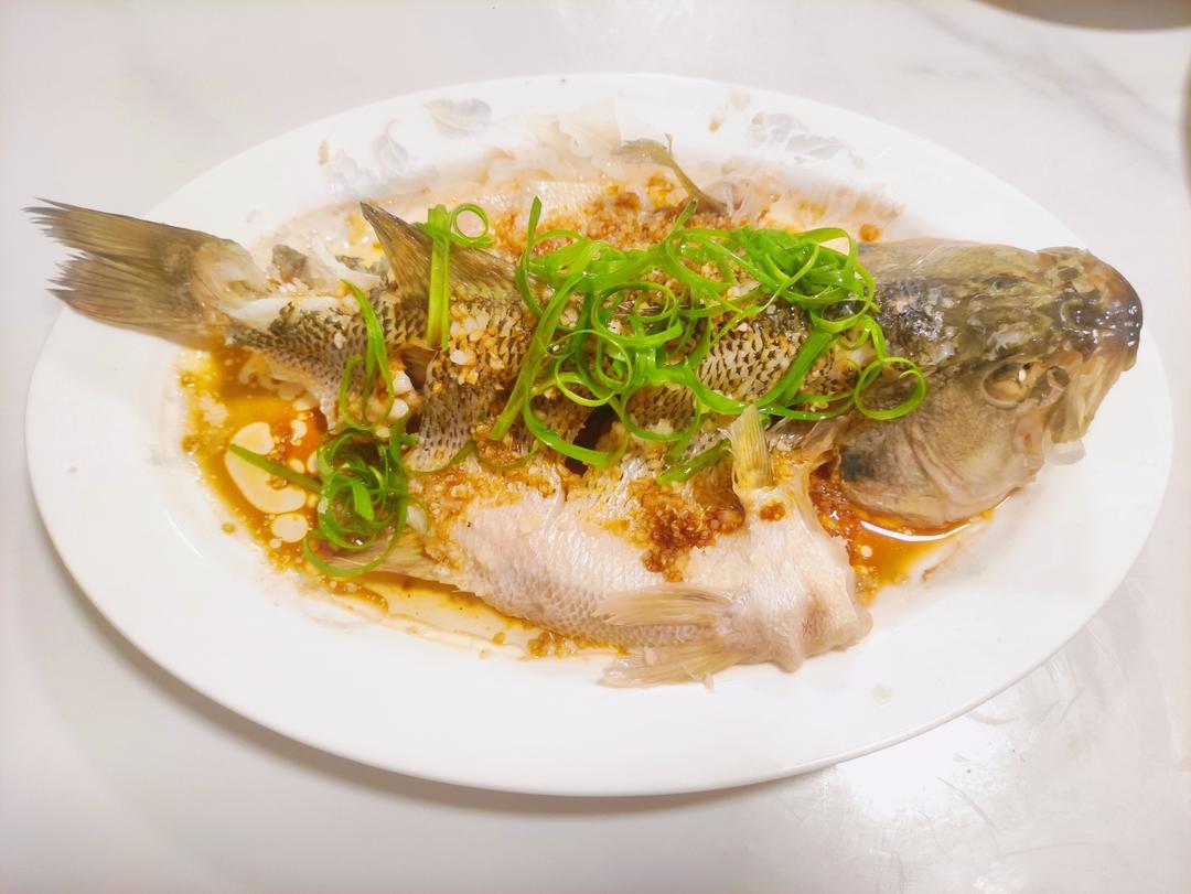 5分钟清蒸鲈鱼（微波炉版）