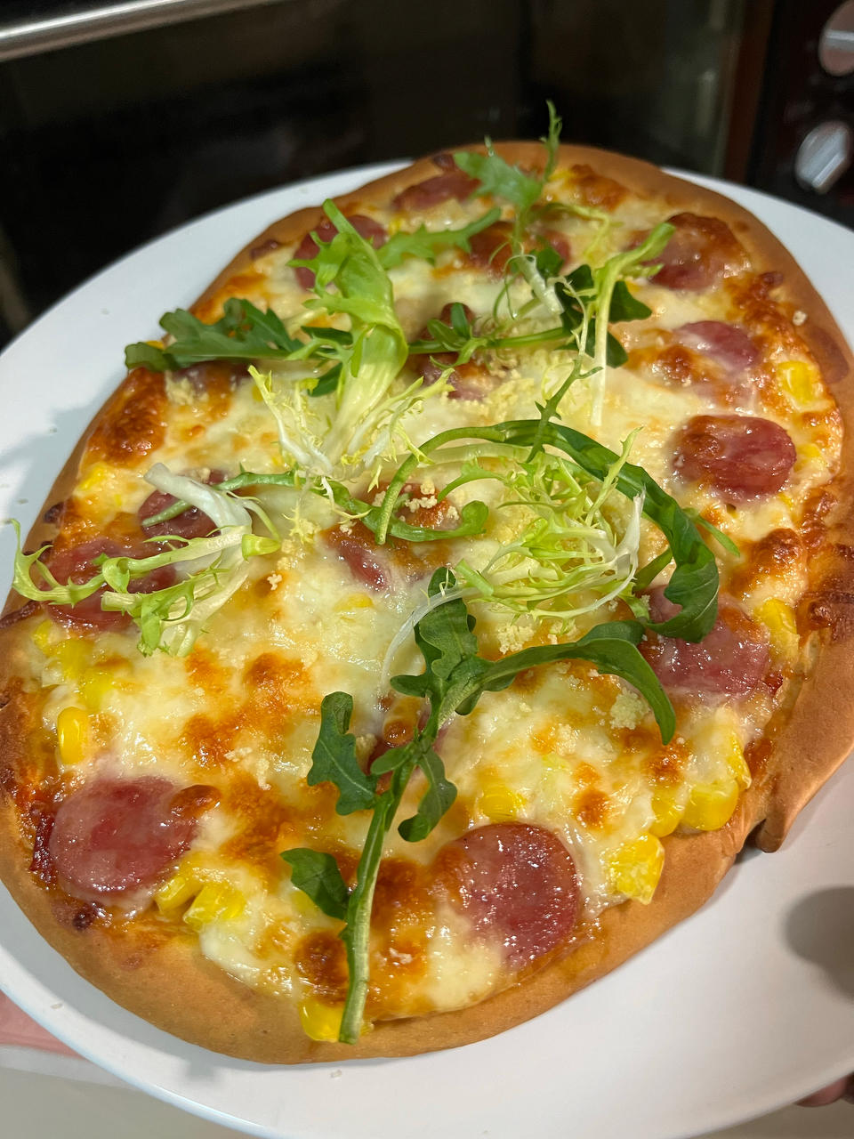 🍕单手披萨｜卡卡爸·教小白｜第一张披萨