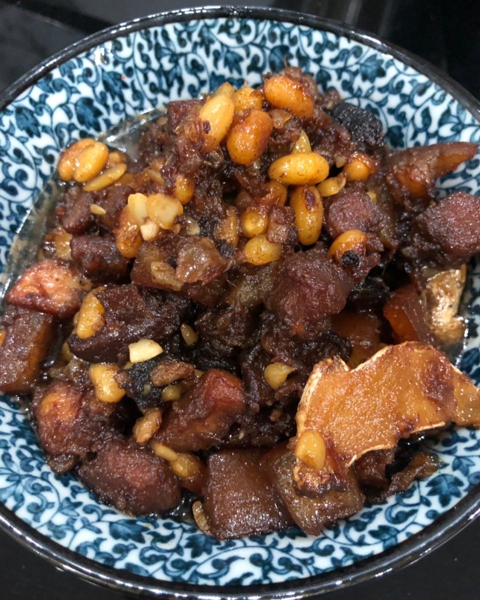 小美版·黄豆红烧肉