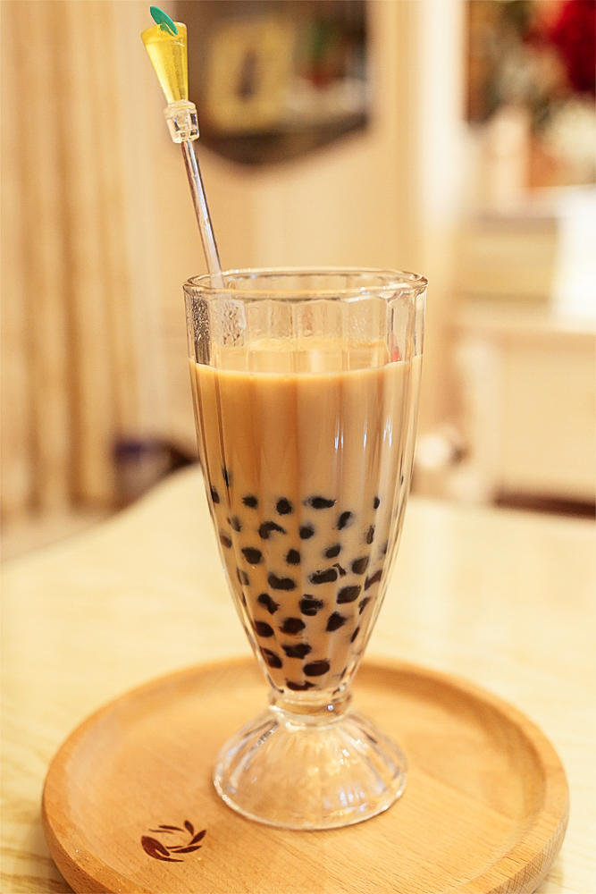 莉莉菲做的珍珠奶茶