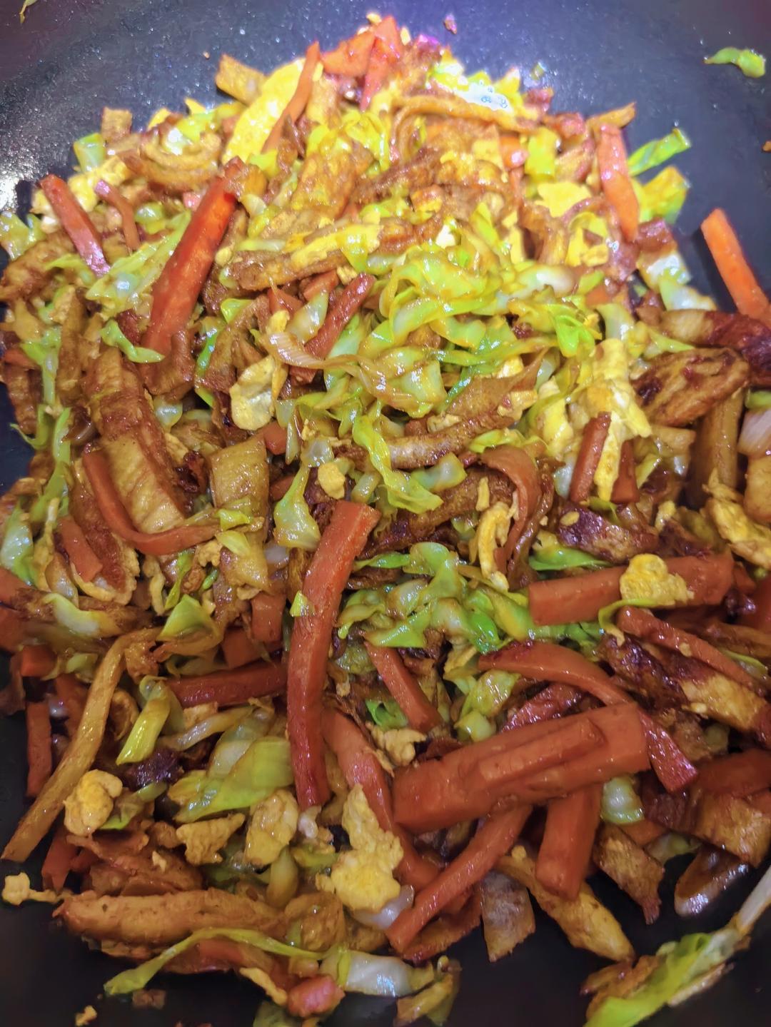 连吃了三天的炒饼