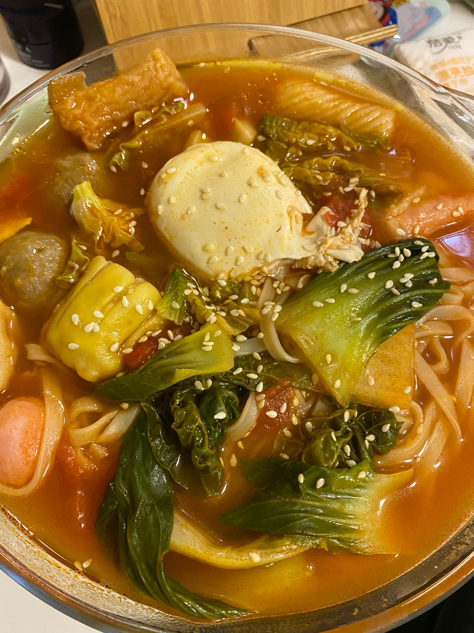 绝对秒杀饭店的番茄鱼丸面（附鱼丸做法）