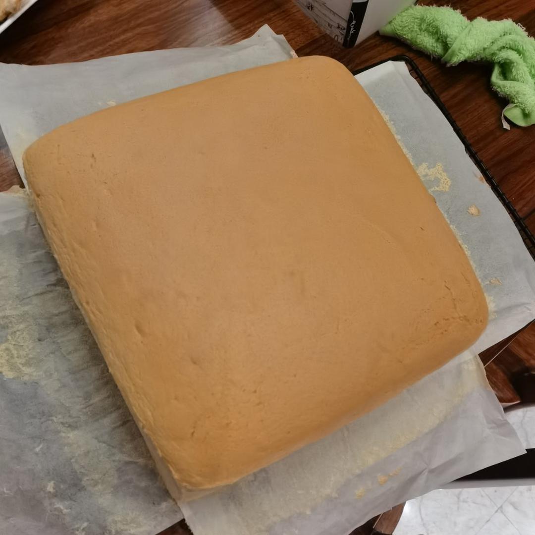 古早味蛋糕......烫面水浴法（28*28）