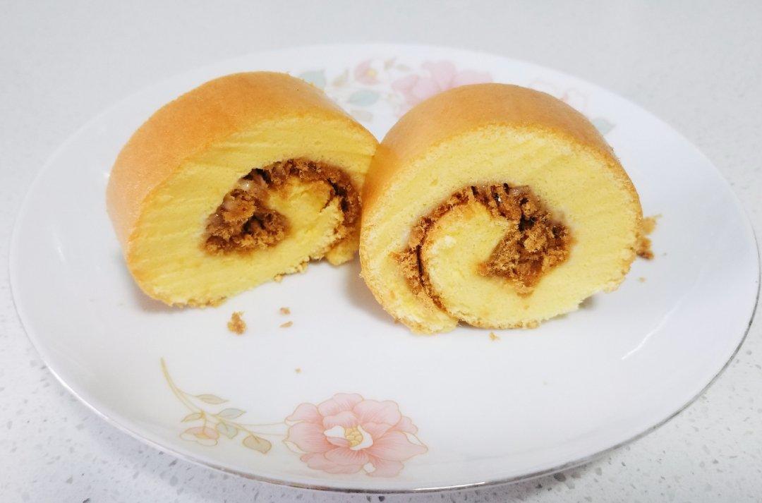 肉松戚风蛋糕卷