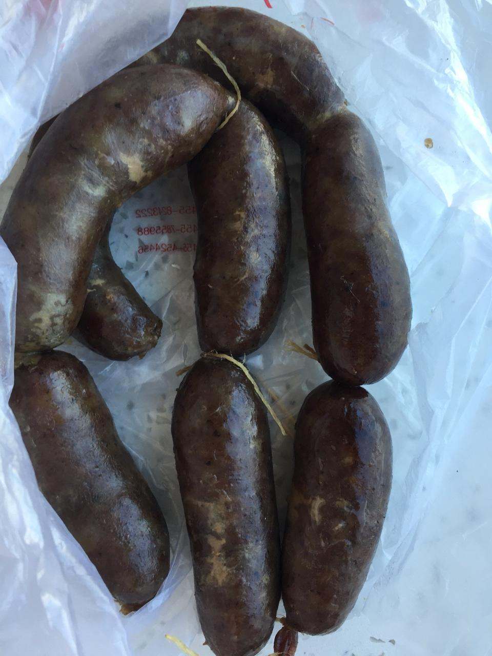 乐桐sun做的自制黑椒风味脆皮肠--多图详解手工灌肠