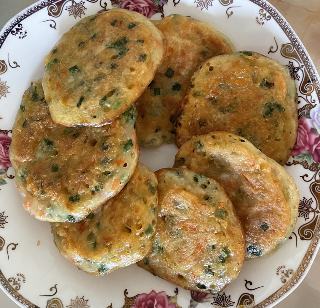 手不粘面的葱花饼
