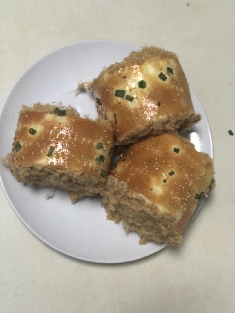 海苔香葱肉松面包卷（28cm方盘）