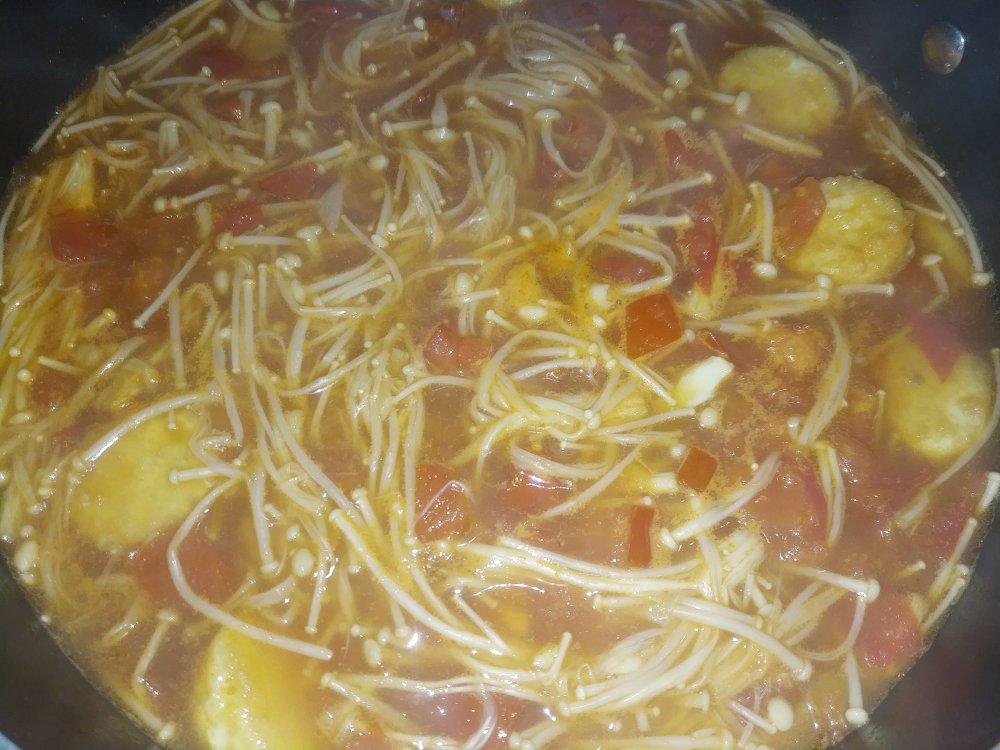 金针菇烧日本豆腐
