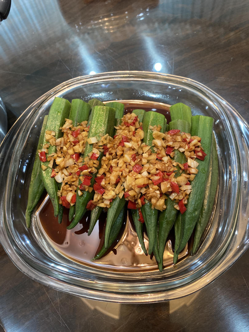 凉拌秋葵