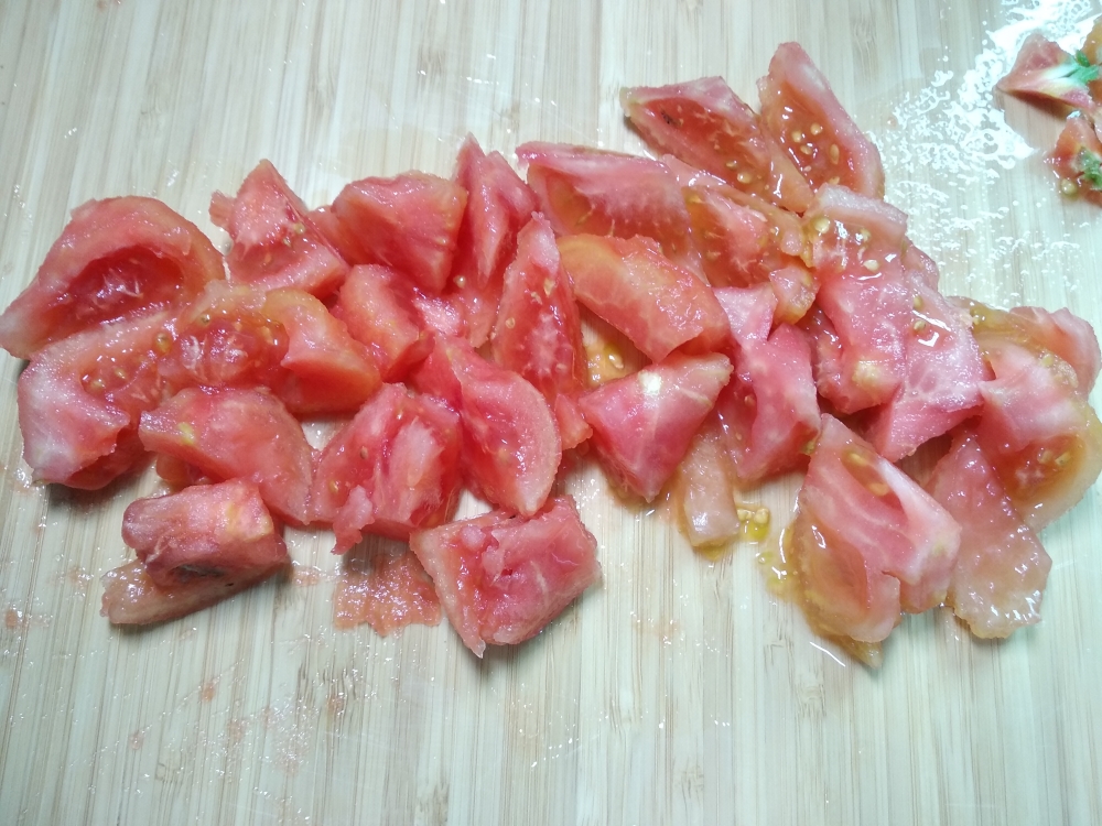 西红柿鸡蛋打卤面的做法 步骤3