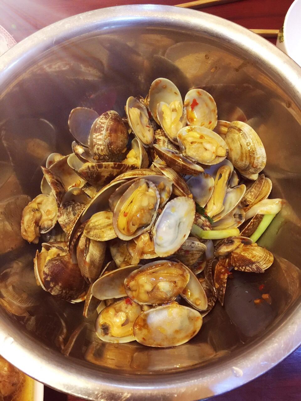 蒜香炒花甲