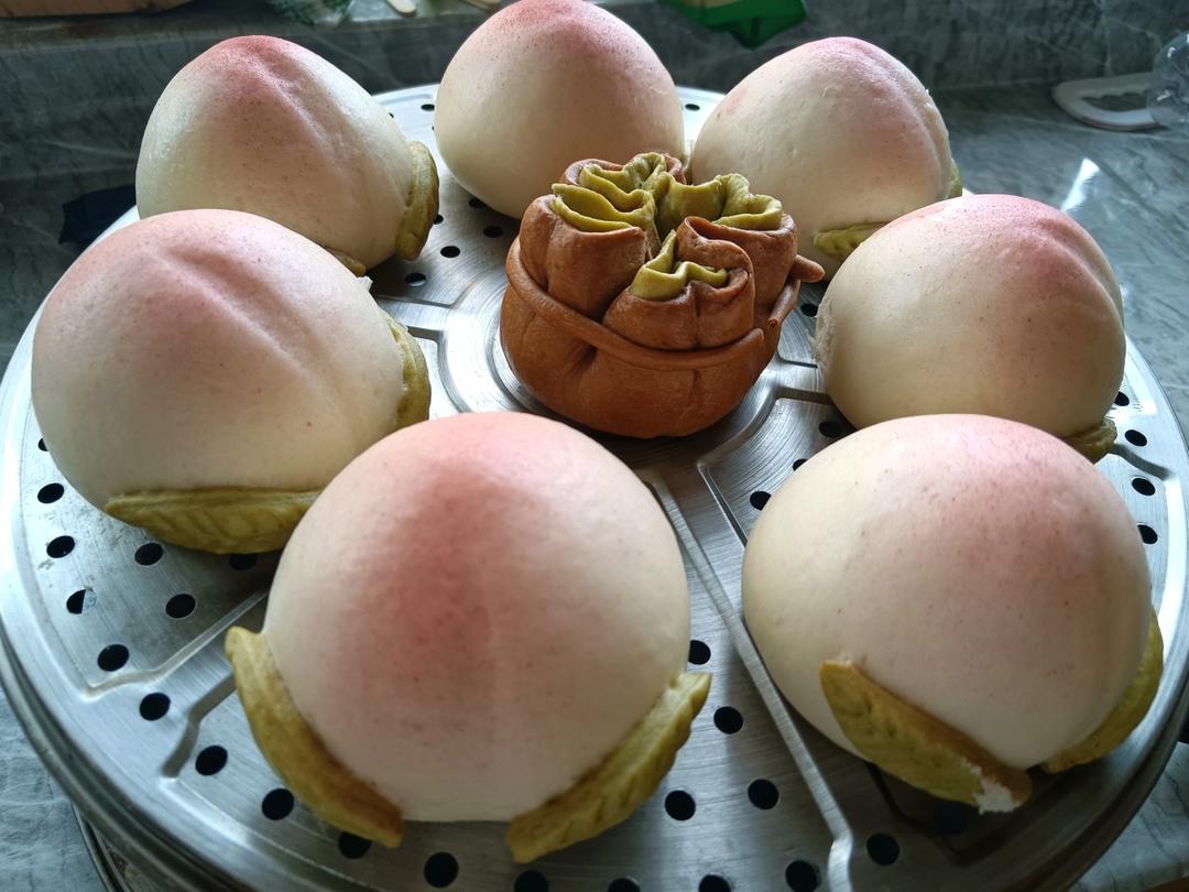 老人生日纯手工祝寿寿桃