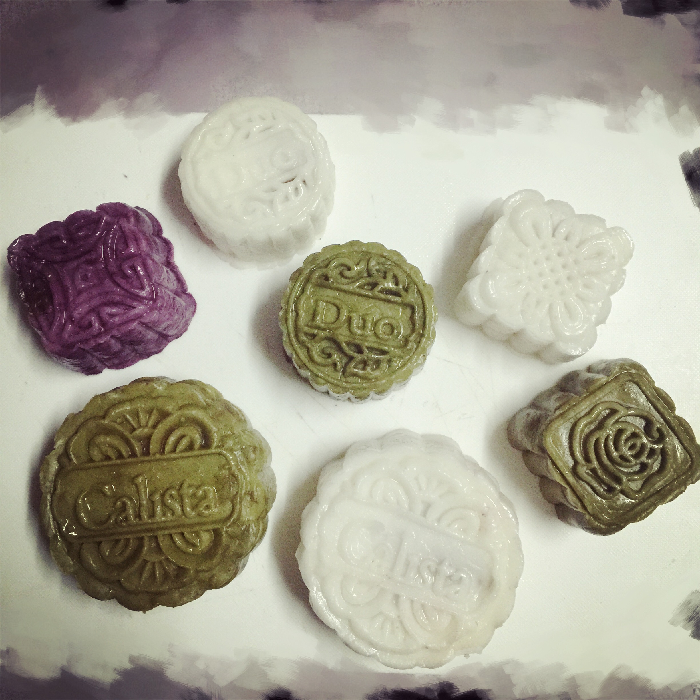 冰皮粉版冰皮月饼