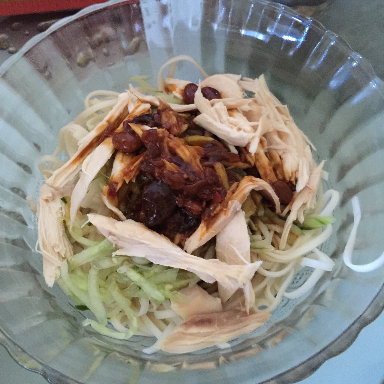 鸡丝凉面