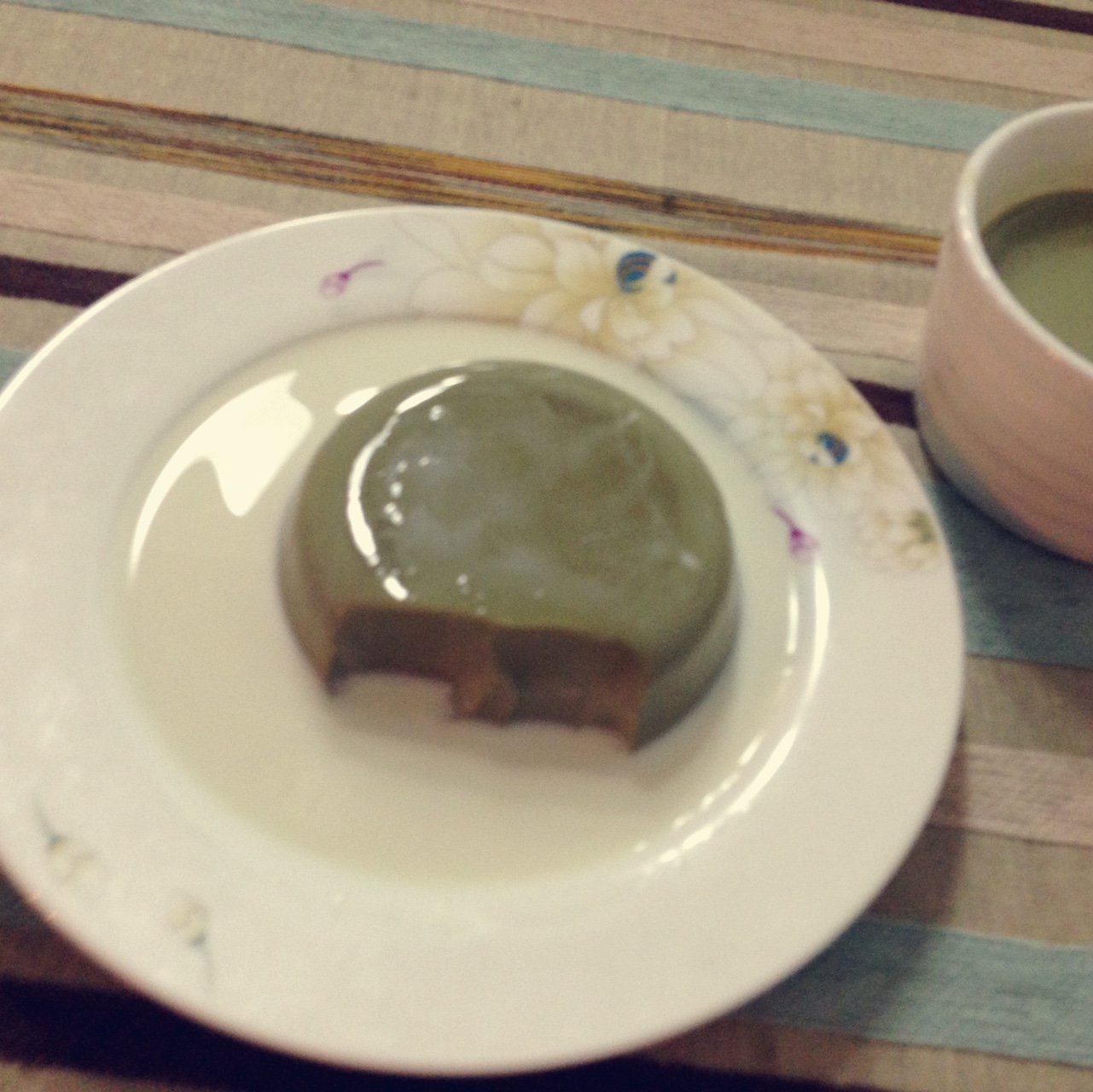 抹茶奶冻（布丁）吉利丁版