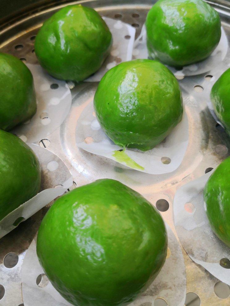 咸蛋黄肉松青团（艾糍）