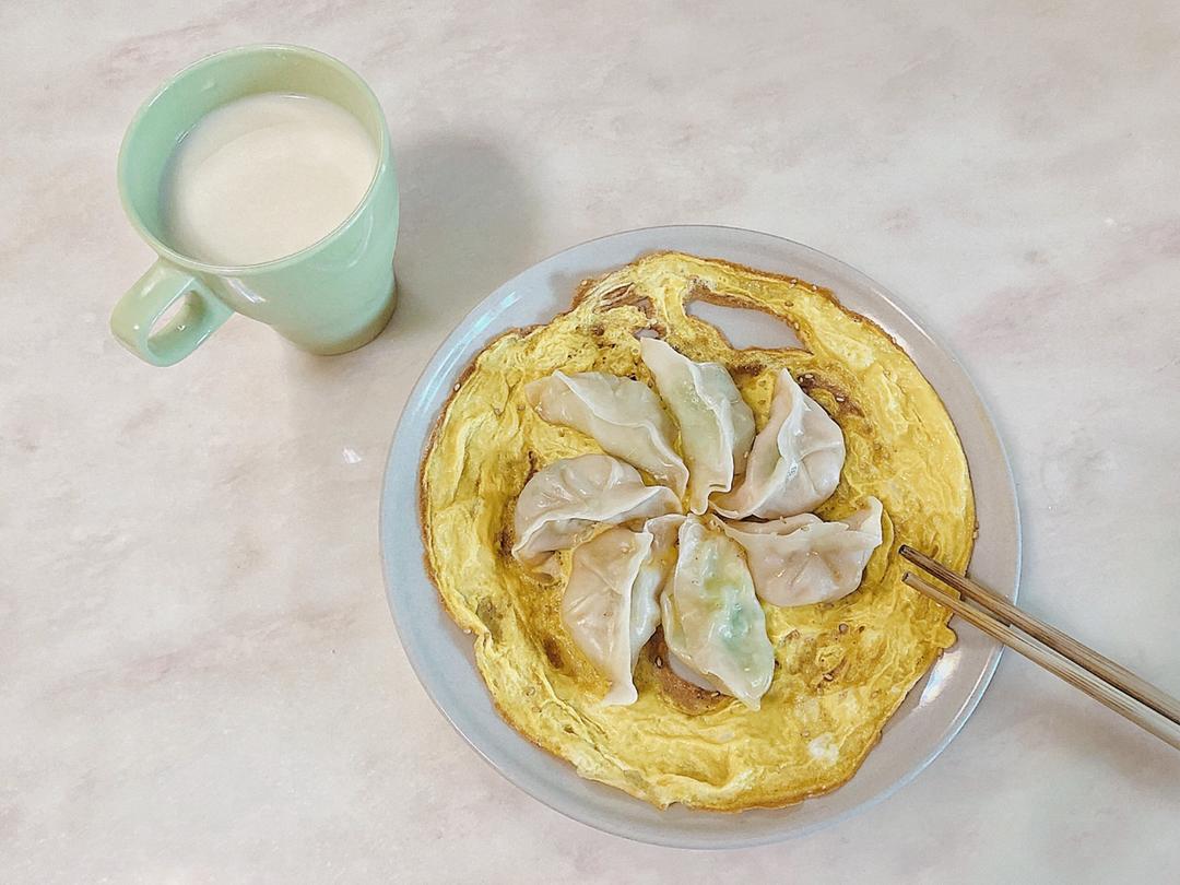 懒人快手抱蛋煎饺