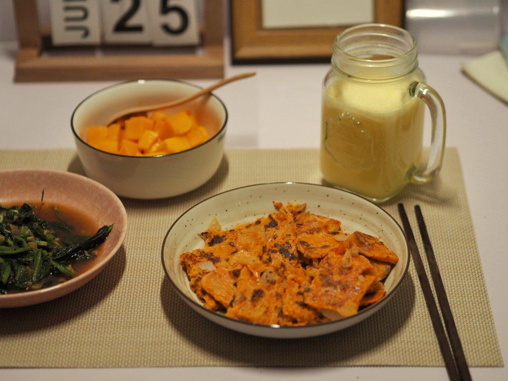 堂妈教你做泡菜饼