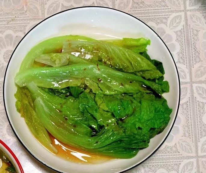 白灼生菜🥬的做法