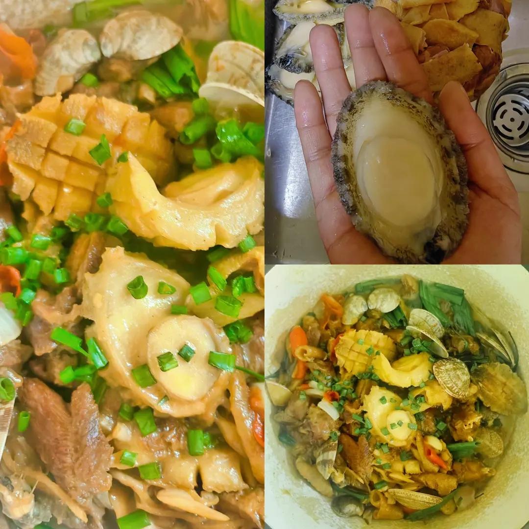 【鲍鱼花螺鸡煲】还是广东人最会吃鸡，鲍鱼花螺只能当配角！