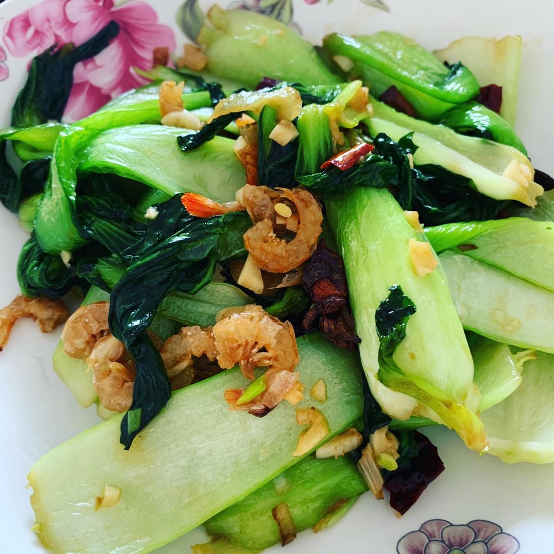 海米炒油菜
