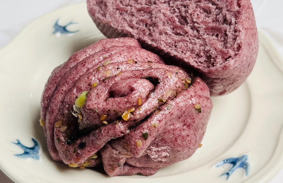 椰香小米（紫米）馒头