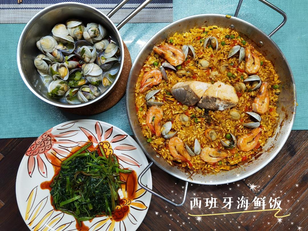 【曼食慢语】Seafood Paella 西班牙海鲜饭