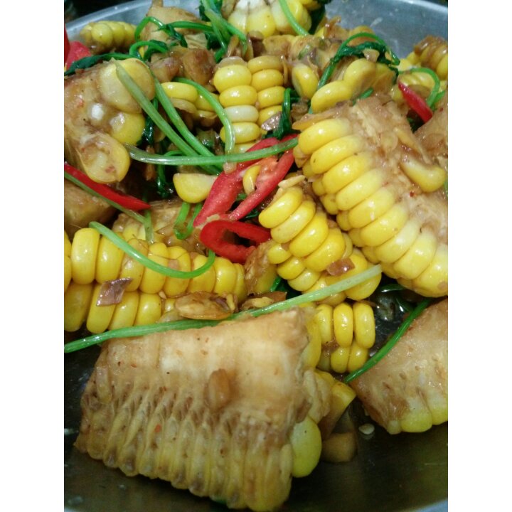 怡婷6622做的椒盐玉米段
