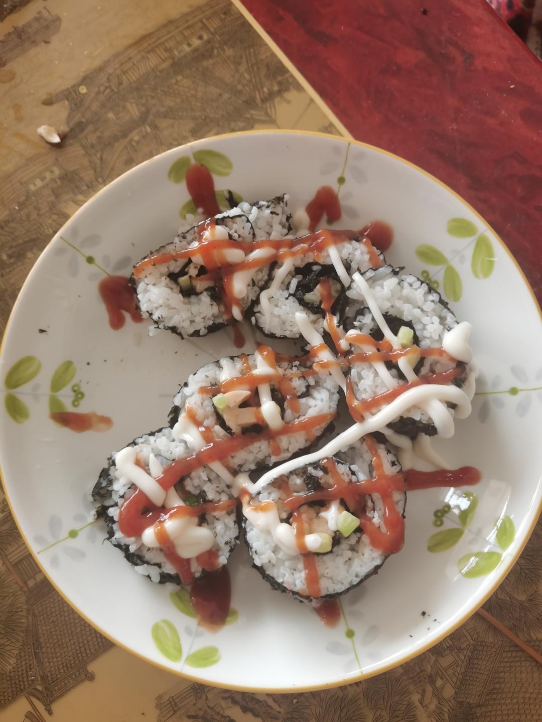 高颜值的紫菜包饭