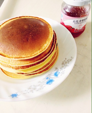 超级简单pancake【无黄油健康版】