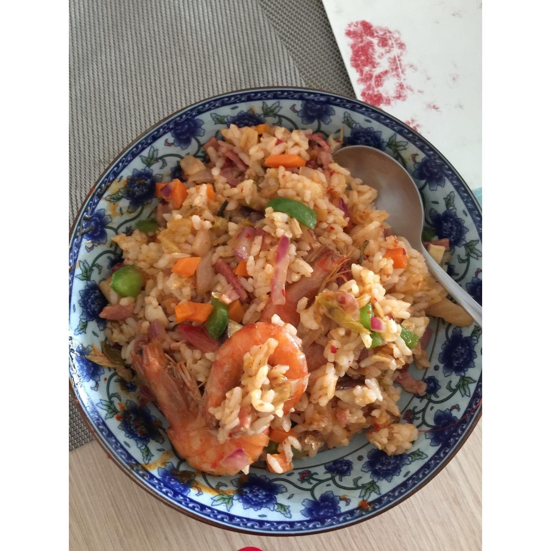 韩式泡菜炒饭（足料版）