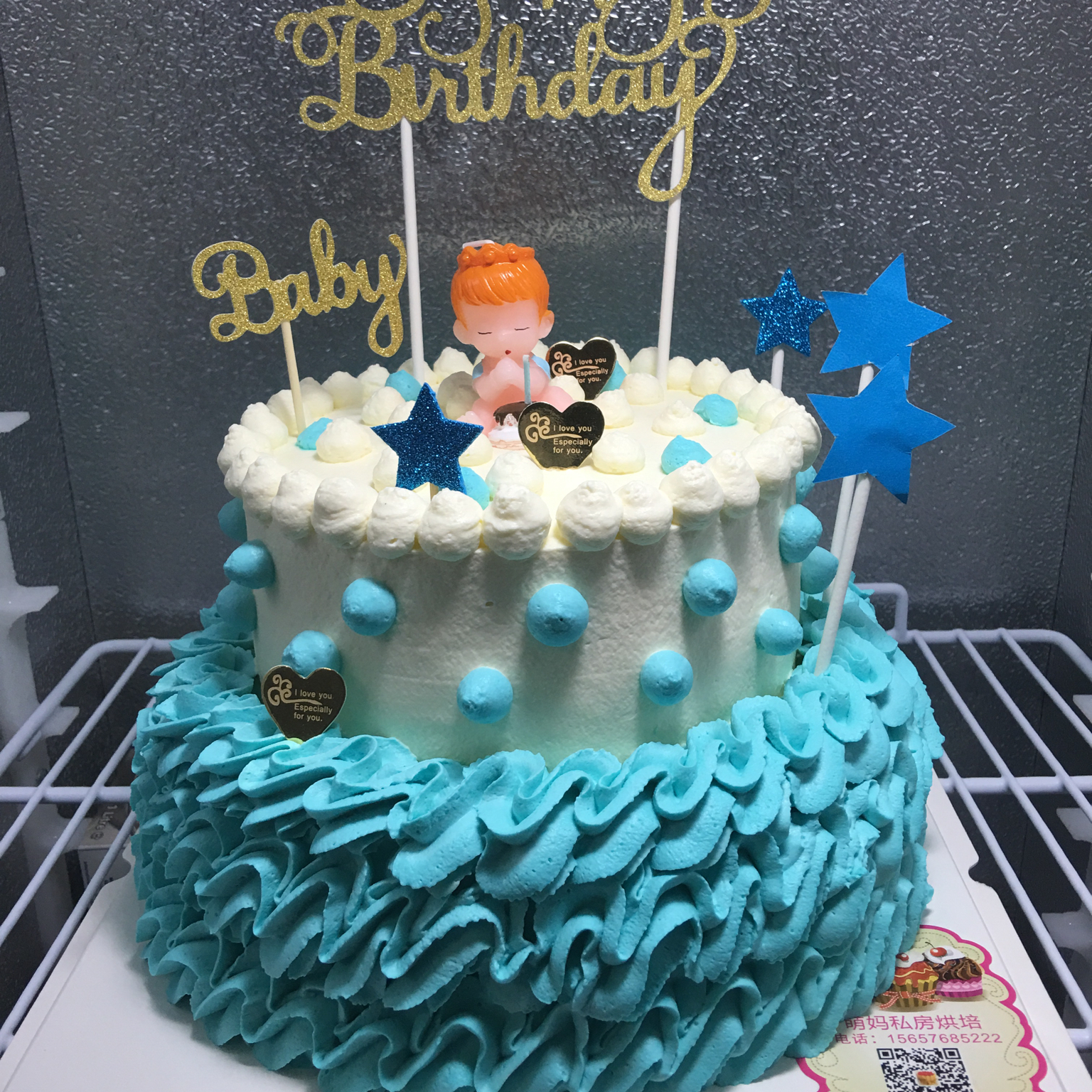 双层城堡生日蛋糕