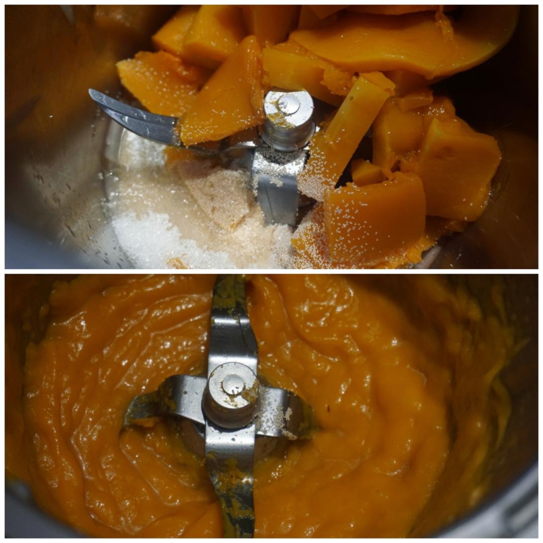 无水南瓜馒头的做法 步骤2