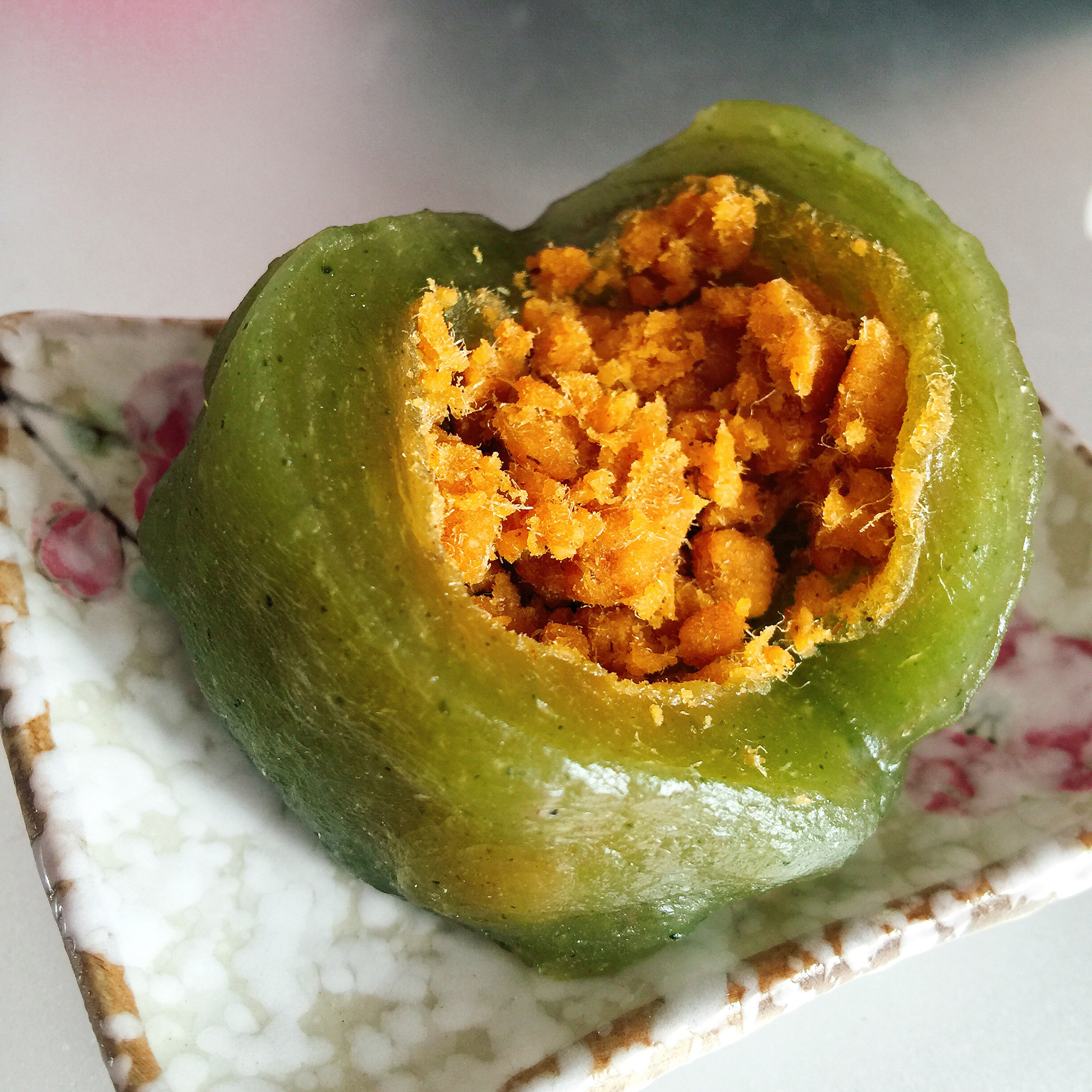 新晋网红【杏花楼 咸蛋黄肉松青团】