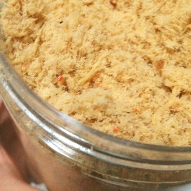 自制面包机肉松