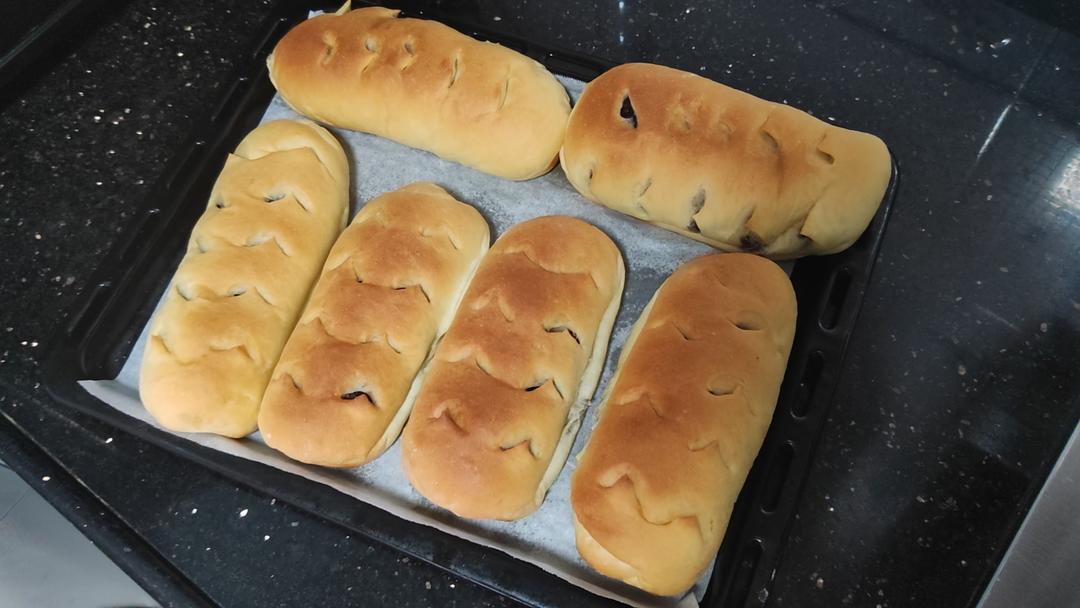 低卡烘焙——燕麦·黑米馅软欧👌超柔软